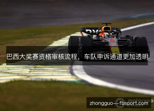 巴西大奖赛资格审核流程,车队申诉通道更加透明 巴西大奖赛资格审核流程,车队申诉通道更加透明